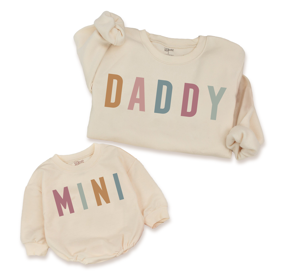 Matching Family Outfits for Daddy & Mini: Custom apparel for dads and kids.