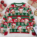 Personalized Gift Custom Ugly Christmas Sweater, Custom Face Crewneck Sweatshirt, Personalized Family Photo Sweater, Custom Gift for Men Women, Family Party Gifts Wool Sweater - LuthCreative