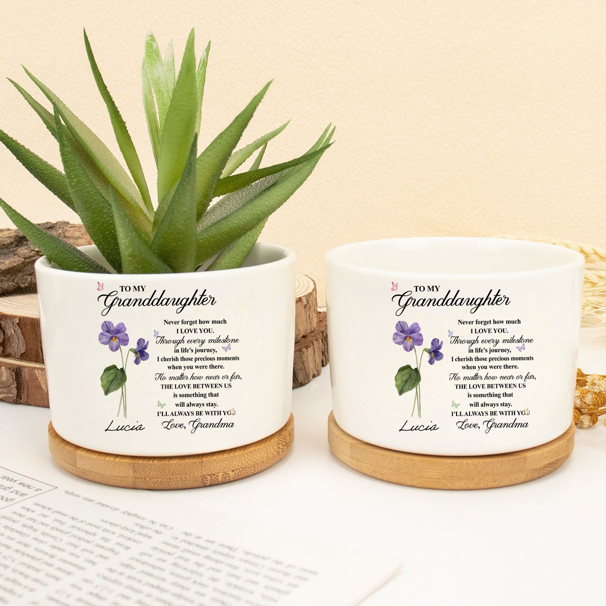 Nurturing Love: A Special Flower Pot for Your Granddaughter