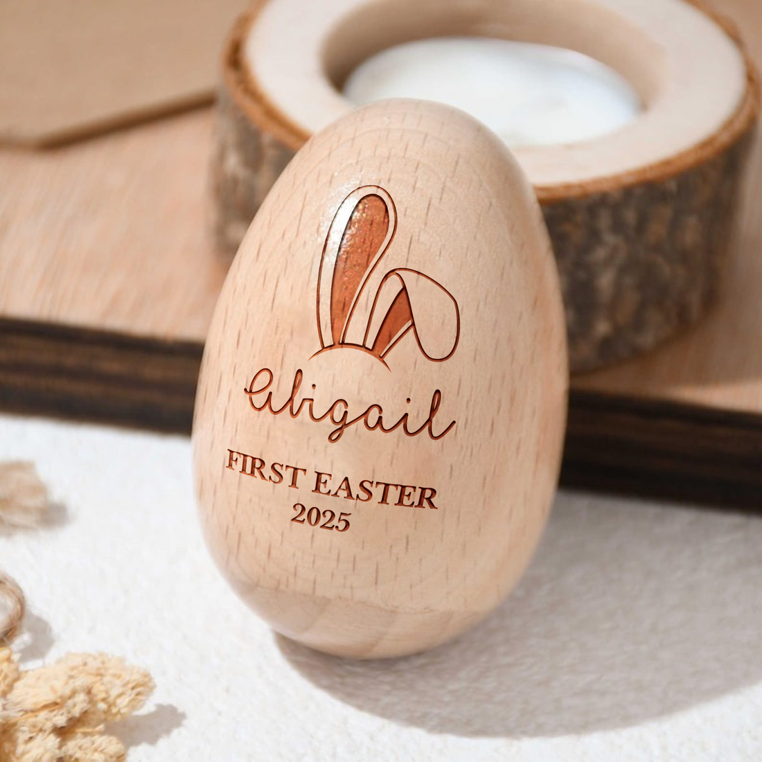 Enhance your Easter with our Handcrafted Rustic Wooden Eggs