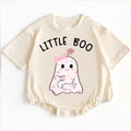 Romper Baby Long Sleeve Customize Little Boo Personalized Custom Babysuit - Gift For Baby - LuthCreative