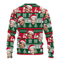 Personalized Gift Custom Ugly Christmas Sweater, Custom Face Crewneck Sweatshirt, Personalized Family Photo Sweater, Custom Gift for Men Women, Family Party Gifts Wool Sweater - LuthCreative