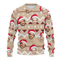Personalized Gift Custom Ugly Christmas Sweater, Custom Face Crewneck Sweatshirt, Personalized Family Photo Sweater, Custom Gift for Men Women, Family Party Gifts Wool Sweater - LuthCreative