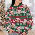 Personalized Gift Custom Ugly Christmas Sweater, Custom Face Crewneck Sweatshirt, Personalized Family Photo Sweater, Custom Gift for Men Women, Family Party Gifts Wool Sweater - LuthCreative