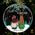 Personalized Sisters Forever Ornament, Sisters Ornament, Sibling Ornaments, Memorial Sisters, Besties Acrylic Ornament - LuthCreative