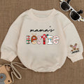 Baby Romper Long Sleeve Customize Mama's Bestie Personalized Custom Babysuit - Gift For Baby - LuthCreative