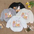Baby Romper Long Sleeve Customize My First Halloween Personalized Custom Babysuit - Gift For Baby - LuthCreative