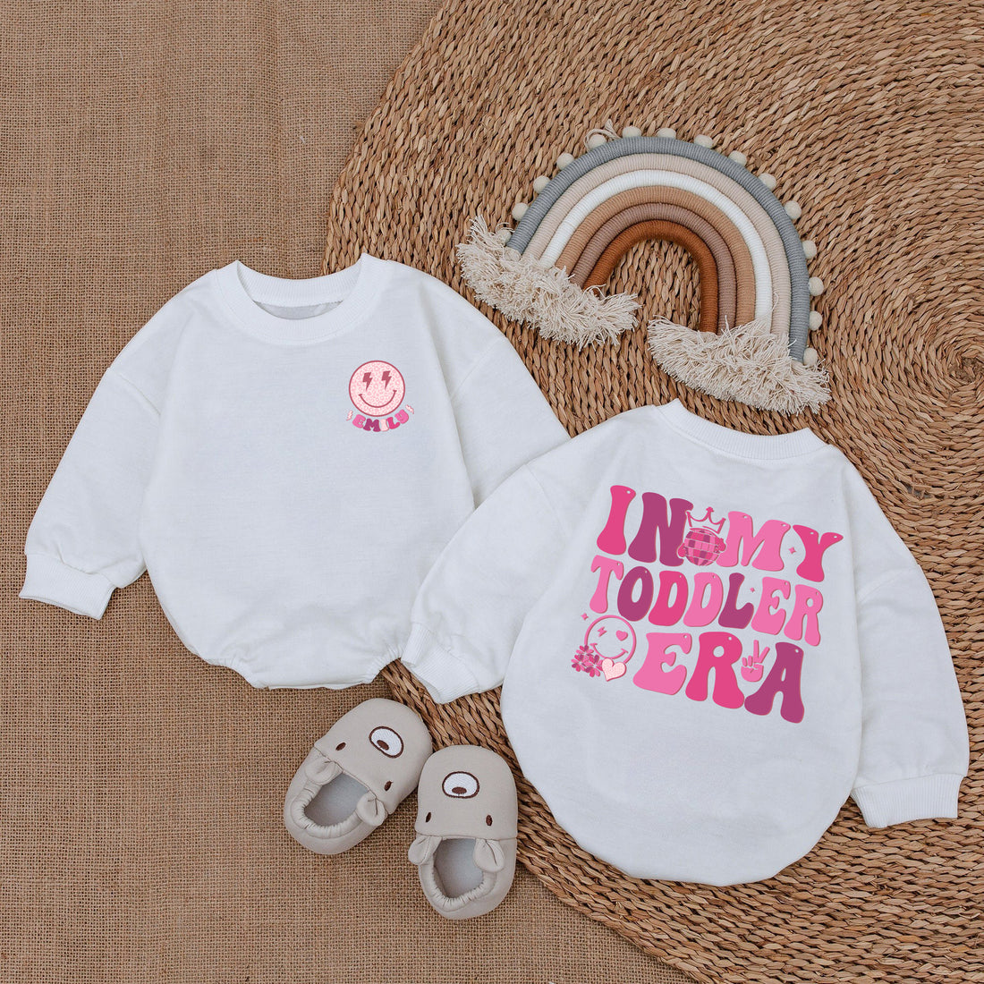 Baby Romper Long Sleeve Customize In My Toddler Era Personalized Custom Babysuit - Gift For Baby - LuthCreative