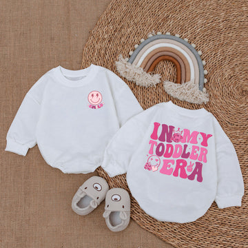 Baby Romper Long Sleeve Customize In My Toddler Era Personalized Custom Babysuit - Gift For Baby - LuthCreative
