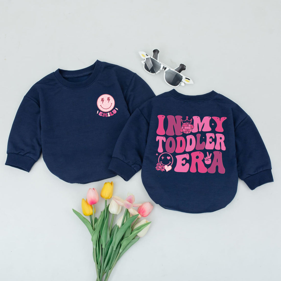 Baby Romper Long Sleeve Customize In My Toddler Era Personalized Custom Babysuit - Gift For Baby - LuthCreative
