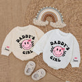 Baby Romper Long Sleeve Customize Daddy's Girl Personalized Custom Babysuit - Gift For Baby - LuthCreative
