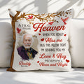 A Hug From Heaven Personalized Pillow