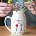 A Timeless Treasure: The Birth Flower Vase for Sisters
