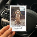 Always by My Side – Custom Dog Visor Clip, A Heartfelt Gift for Dog Moms and Dads
