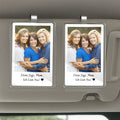 Car Visor Clip Gift for Mom - Sentimental Custom Photo with Special Date