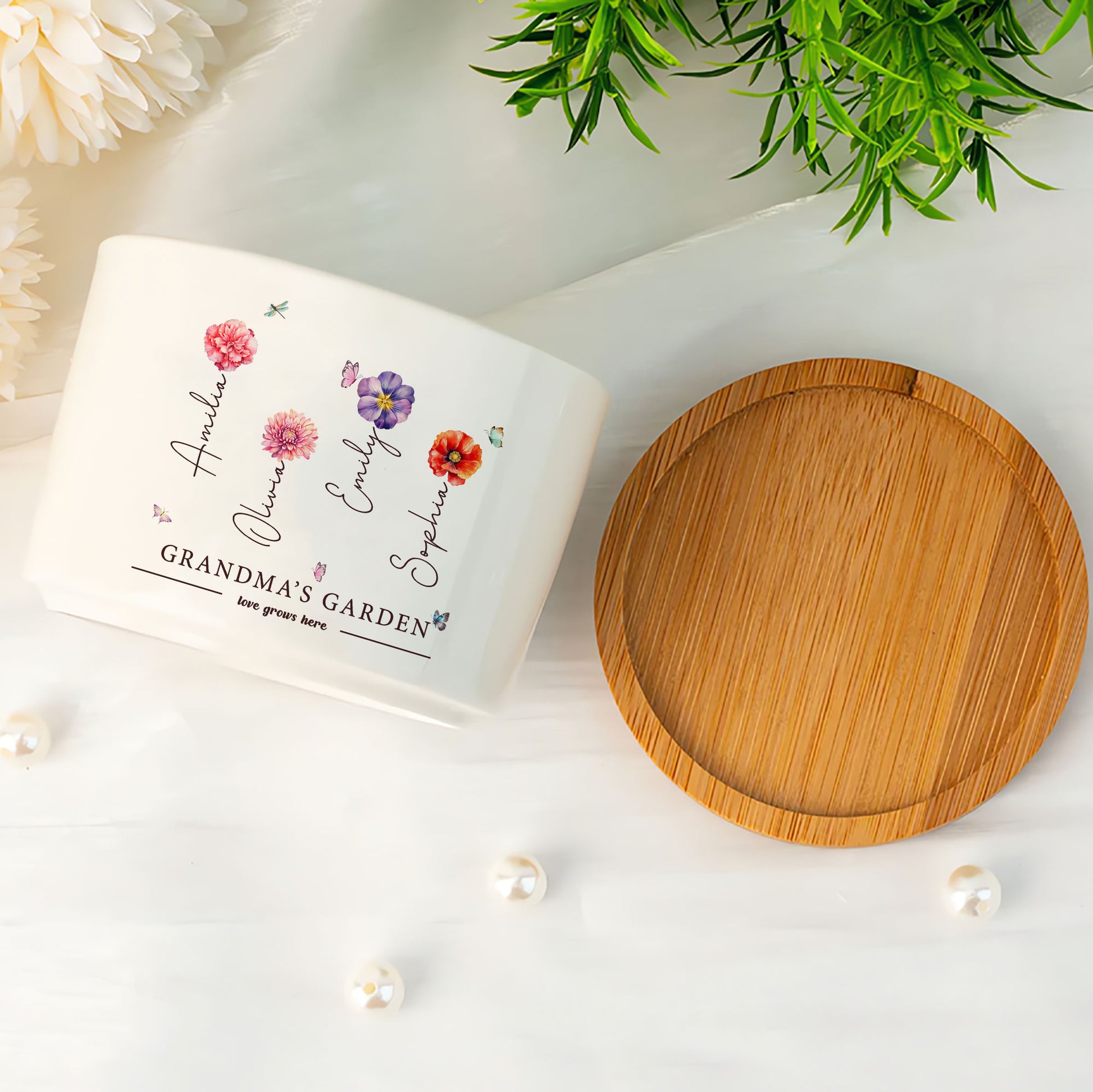 Celebrate Grandma’s Love with a Personalized Birth Flower Plant Pot