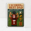 Celebrate Soccer Dad with This Personalized 3D Plaque – Custom Names, Jerseys, and Father’s Day Trophy Decor