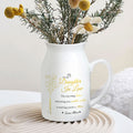 Celebrate Your Bond with the Birth Flower Personalized Ceramic Vase
