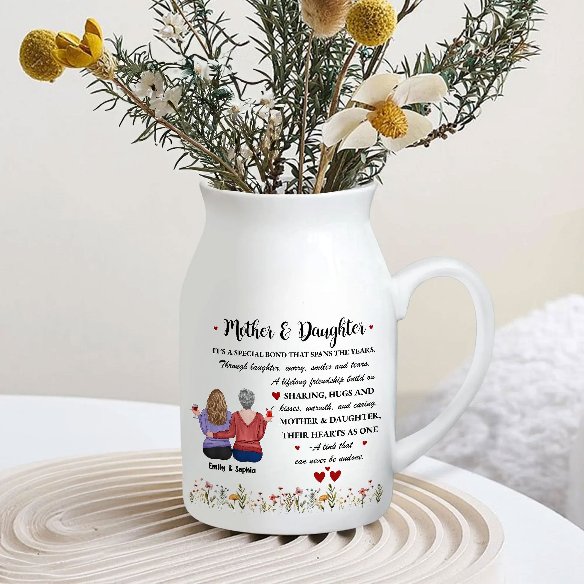 Celebrate the Unbreakable Bond: The Mother and Daughter Vase