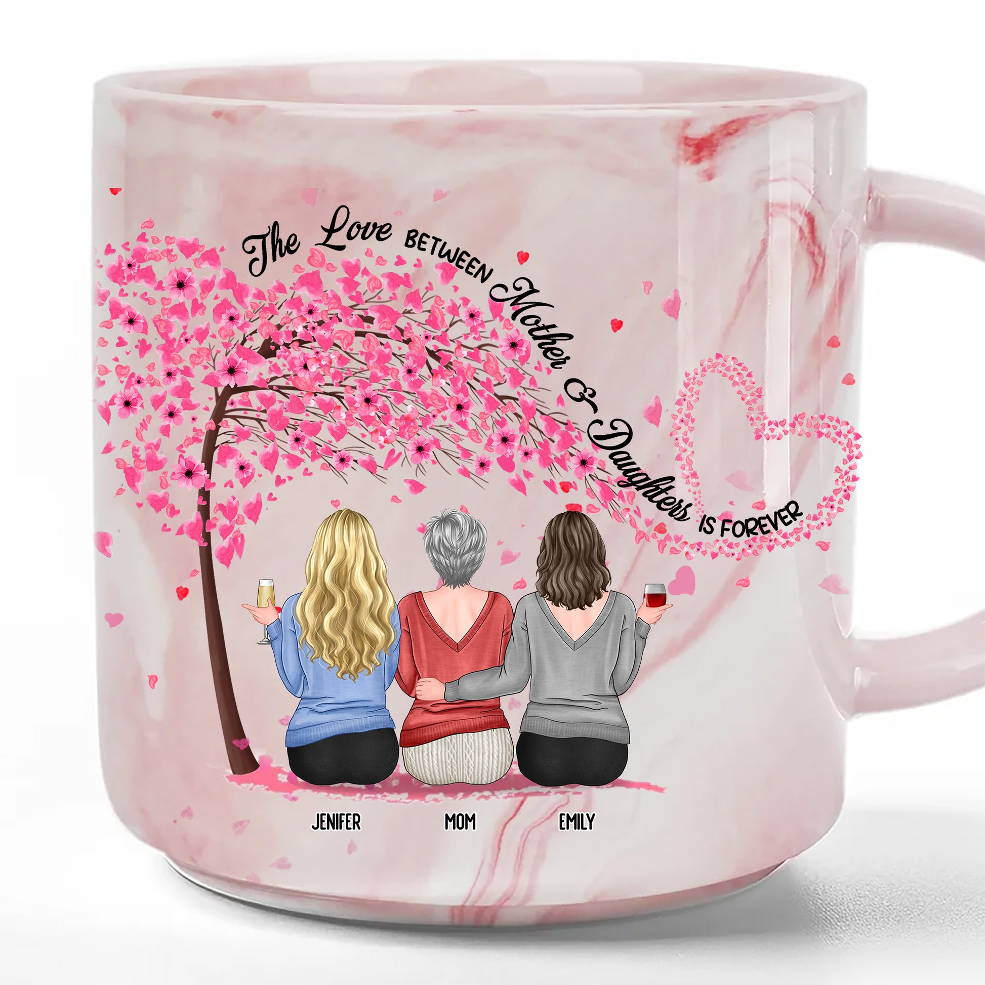 Cherished Moments: A Mug Celebrating the Eternal Bond of Mother and Daughter
