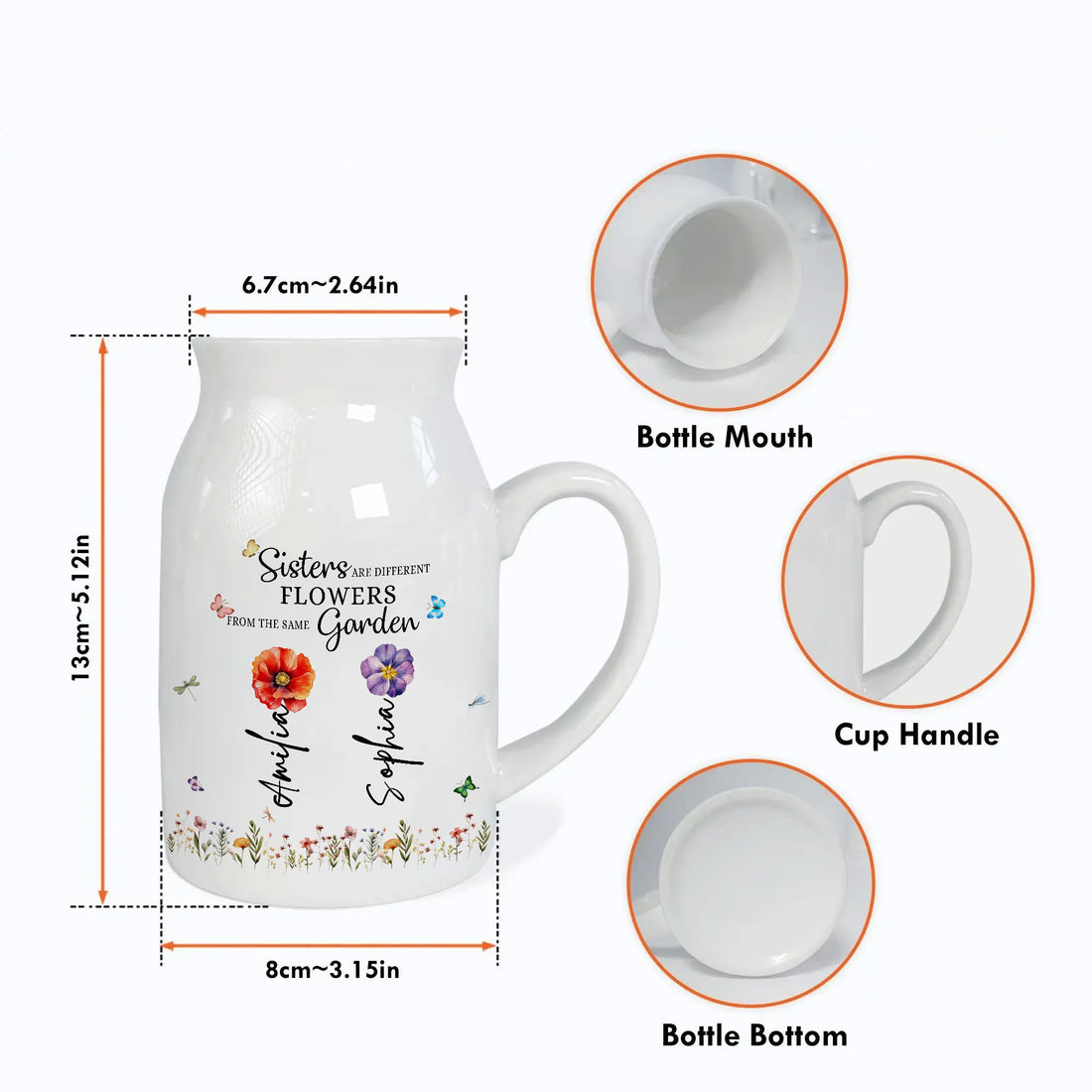 Sisters Are Diferent Flowers Prom The Same Garden Vase