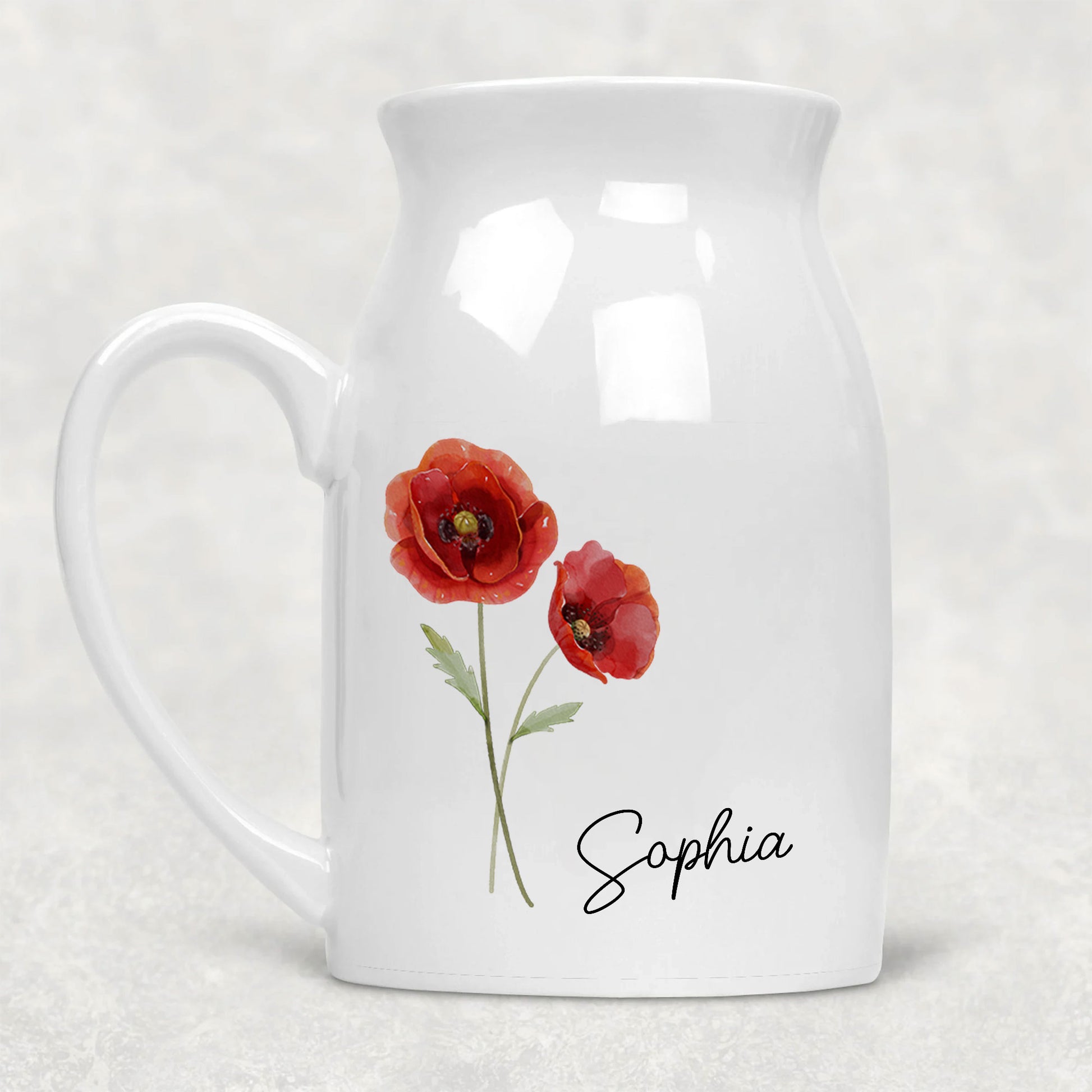 Custom Birth Month Floral Keepsake | Personalized Botanical Mother's Day Gift | Custom Granddaughter Gift