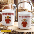 Custom Cat Dad Mug: Personalize with Owner & Pet Names! A Truly Unique and Heartfelt Gift for Any Cat Lover