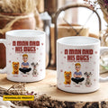 Custom Ceramic Mug for Dog Lovers – Celebrate the Unbreakable Bond Between a Man and His Dogs with This Personalized Gift