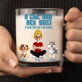 Custom Dog Lover Mug with Personalized Girl & Multiple Dogs
