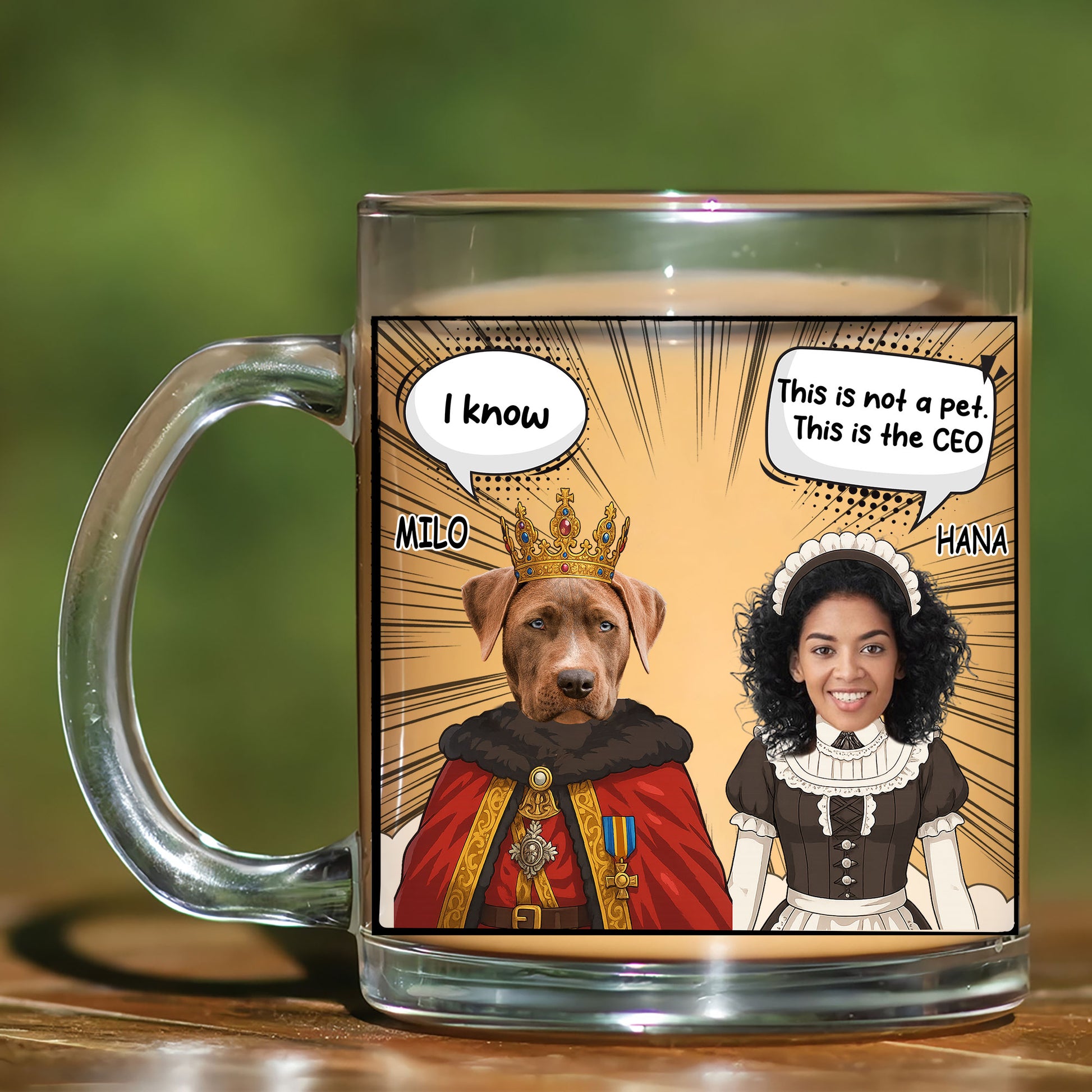 Custom "Dog is the CEO" Mug - Personalized Funny Gift for Dog Lovers
