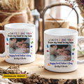 Custom Father’s Day Mug for First-Time Dads – Personalized New Dad Life Gift with Baby’s Name and Photo – Perfect Ceramic Coffee Cup Keepsake from Son or Daughter

