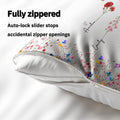 Custom First Mom Now Grandma Pillow with Grandchild's Birth Flower

