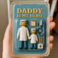 Custom Name Doctor Father & Son Father's Day Gift - 3D 