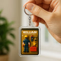 Custom Name Electrician Dad Father's Day Gift - 3D 