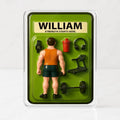 Custom Name Gym Dad Father's Day Gift - 3D Workout Action Figure Plaque Decor
