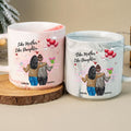 Custom Name Mother Daughter Ceramic Mug
