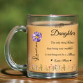 Custom Name Mug for Daughter from Mother - Meaningful Floral Gift
