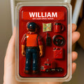 Custom Name Trucker Dad Father's Day Gift Acrylic Plaque - 3D 