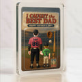 Custom Photo Acrylic Plaque for Dad - Baseball Theme 