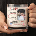 Dear Daddy Photo Mug – First Father’s Day Gift from Baby – Personalized Keepsake for New Dads with Message and Picture from Baby