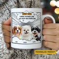 Dear Mom Forget Mother's Day We Woof You Every Day Mug - Personalized Comic Style Mug for Dog Mom