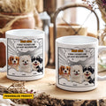 Dear Mom Forget Mother's Day We Woof You Every Day Mug - Personalized Comic Style Mug for Dog Mom