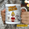 Dog Mom Custom Name and Dog Breed - Personalized 