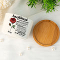 Embrace Your Journey: Birth Month Flower Ceramic Plant Pot for My Daughter