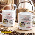 Emotional “Hi Daddy” Baby Bump Poem Mug – Personalized Ceramic Cup for First Father’s Day – Gift for Expecting Dads Celebrating Their New Journey