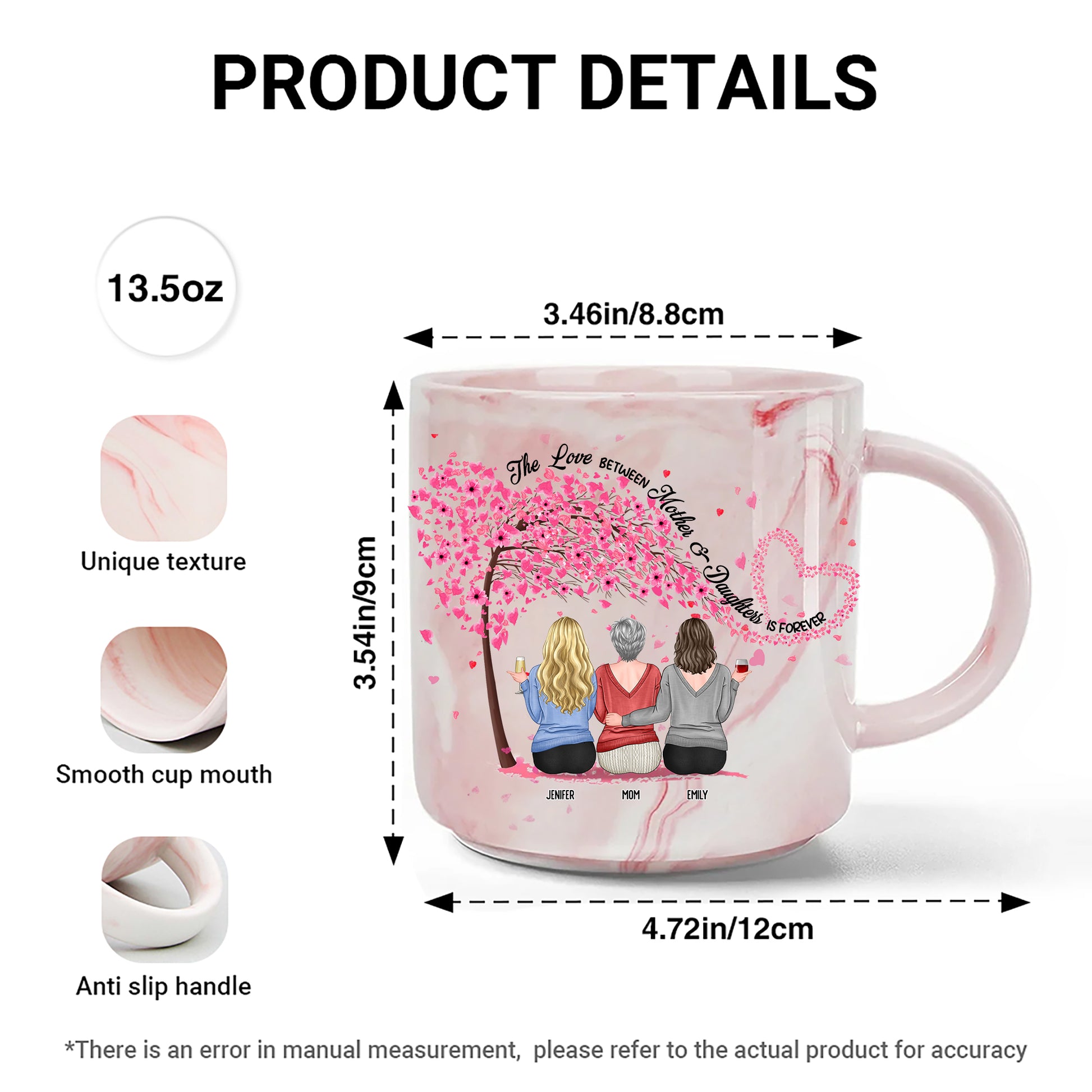 Enduring Bonds: Celebrate Mother-Daughter Love with a Personalized Mug
