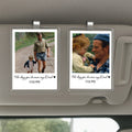 Father’s Day 2025 Memory Gift – Personalized Acrylic Visor Clip with Photo – “The Day You Became My Dad” Tribute from Child to Father

