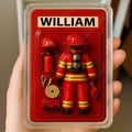 Firefighter Father's Day 3D Plaque - Personalized Fire Department Gift