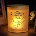Illuminate your cherished memories and connections. Experience the warmth and meaning of the First Daughter Forever My Friends Glass Jar With LED Candle today.