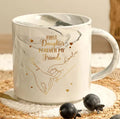 First My Daughter Forever My Friend Personalized Marble Mug - Mother and Daughters Gift, Customized Mug, Gift For Mom, Gift For Grandma, Gift For Daughter